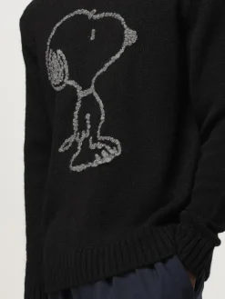 Maglia a girocollo in misto lana Snoopy Iceberg