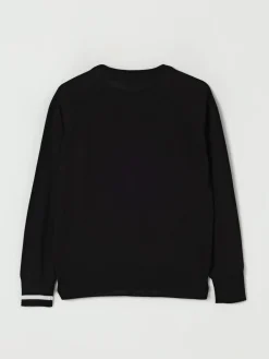 Maglia a girocollo in misto lana con logo N° 21