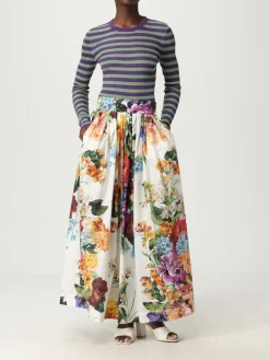 Maglia a girocollo in viscosa a righe Dolce & Gabbana