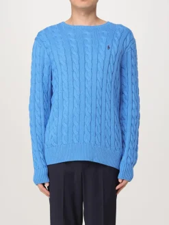 Maglia a girocollo Polo Ralph Lauren in cotone a trecce