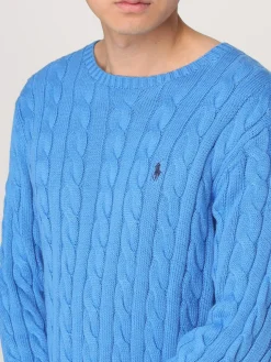 Maglia a girocollo Polo Ralph Lauren in cotone a trecce