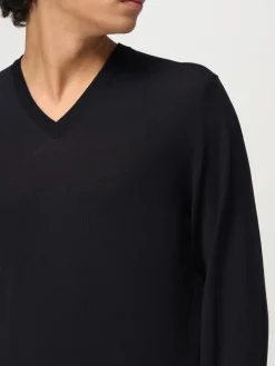 Maglia a v basic Drumohr in lana