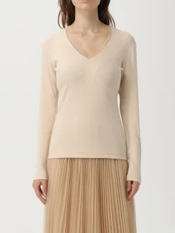 Maglia a v basic in cotone Fabiana Filippi