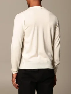 Maglia a v XC in lana Merino extrafine