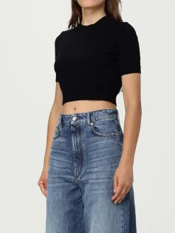 Maglia crop in misto viscosa Sportmax