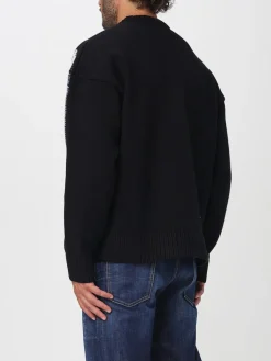 Maglia Dsquared2 in lana con logo jacquard