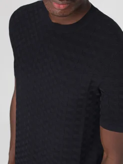 Maglia Emporio Armani in cotone con monogram