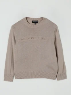 Maglia Emporio Armani in lana vergine con logo