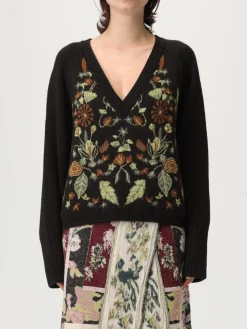 Maglia in Alpaca jacquard floreale Antonio Marras