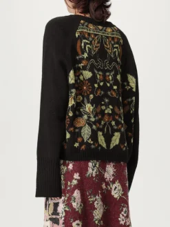 Maglia in Alpaca jacquard floreale Antonio Marras