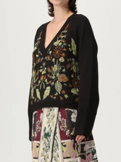 Maglia in Alpaca jacquard floreale Antonio Marras