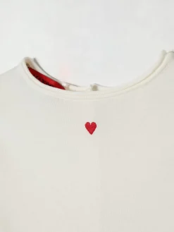 Maglia in cotone con cuore Max&co. Kid