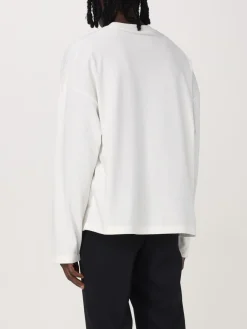 Maglia in cotone con maxi logo Jil Sander