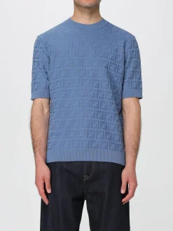 Maglia in cotone FF Fendi