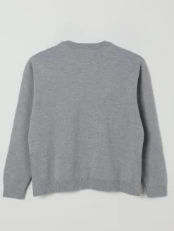 Maglia in lana vergine con bande FF Fendi