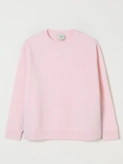 Maglia in lana vergine con bande FF Fendi