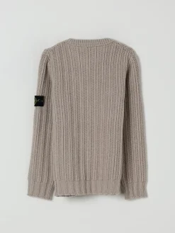 Maglia in lana vergine Stone Island Junior