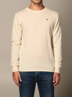 Maglia XC in eco cashmere basic con logo