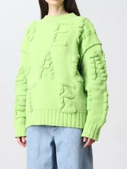 Maglione Bottega Veneta in nylon con logo goffrato