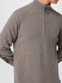 Maglione in lana con toppe Barbour