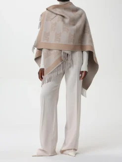 Mantella di lana con Monogram Max Mara