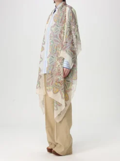 Mantella Etro in seta con stampa Paisley