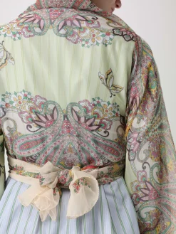 Mantella Etro in seta con stampa Paisley