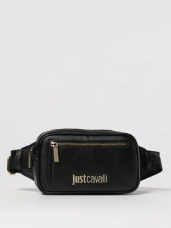 Marsupio in pelle sintetica con logo Just Cavalli
