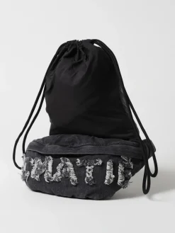 Marsupio Vic Matiè in denim e pelle