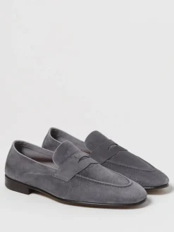 Mocassino Brunello Cucinelli in camoscio