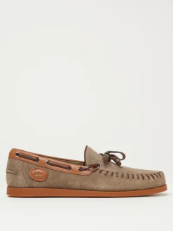 Mocassino da barca Valentino Garavani in camoscio