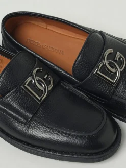 Mocassino Dolce & Gabbana in pelle martellata
