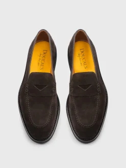 Mocassino Doucal's in camoscio