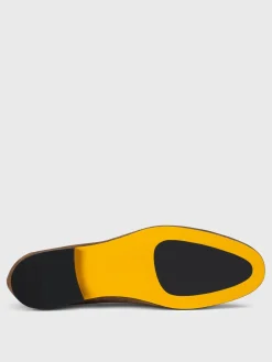 Mocassino Doucal's in camoscio con nappe