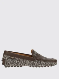 Mocassino Driver Tod's in tweed e pelle
