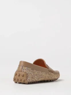 Mocassino Driver Tod's in tweed e pelle