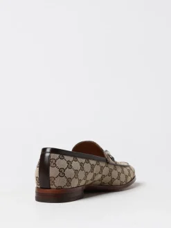 Mocassino Gucci in tessuto GG Supreme