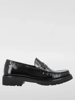 Mocassino Le Loafer Saint Laurent in pelle spazzolata