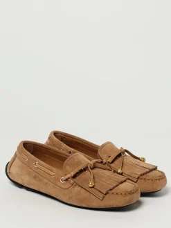 Mocassino Manon F Jimmy Choo in camoscio