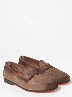 Mocassino Santoni in camoscio