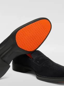 Mocassino Santoni in camoscio