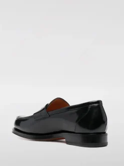 Mocassino Santoni in pelle spazzolata