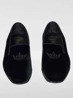 Mocassino Sovereign Church's in velluto con ricamo