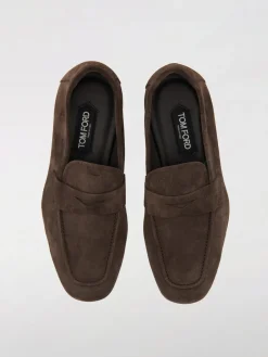 Mocassino Tom Ford in camoscio