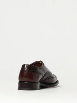 Monk Strap Burwood Church's in pelle spazzolata con motivo brogue