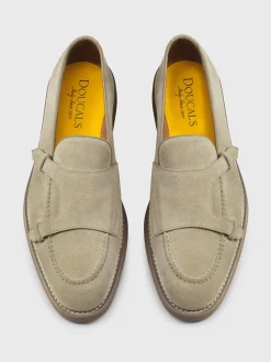 Monk Strap Doucal's in camoscio