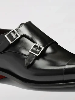 Monk Strap Santoni in pelle