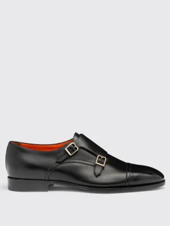 Monk Strap Santoni in pelle