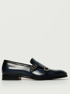 Monk Strap Santoni in pelle