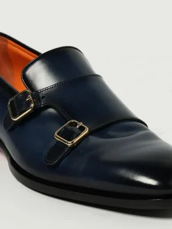 Monk Strap Santoni in pelle